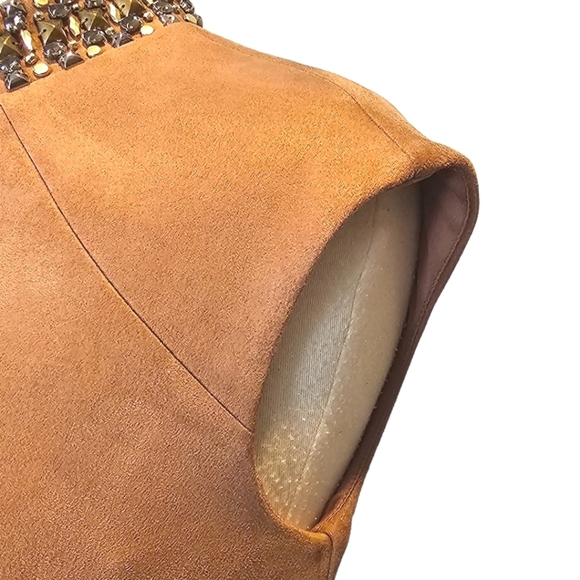 Bnwt Vince Camuto Faux Suede Mini Dress - Picture 5 of 15